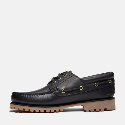 Men's Authentic 3-Eye Lug Handsewn Boat Shoe